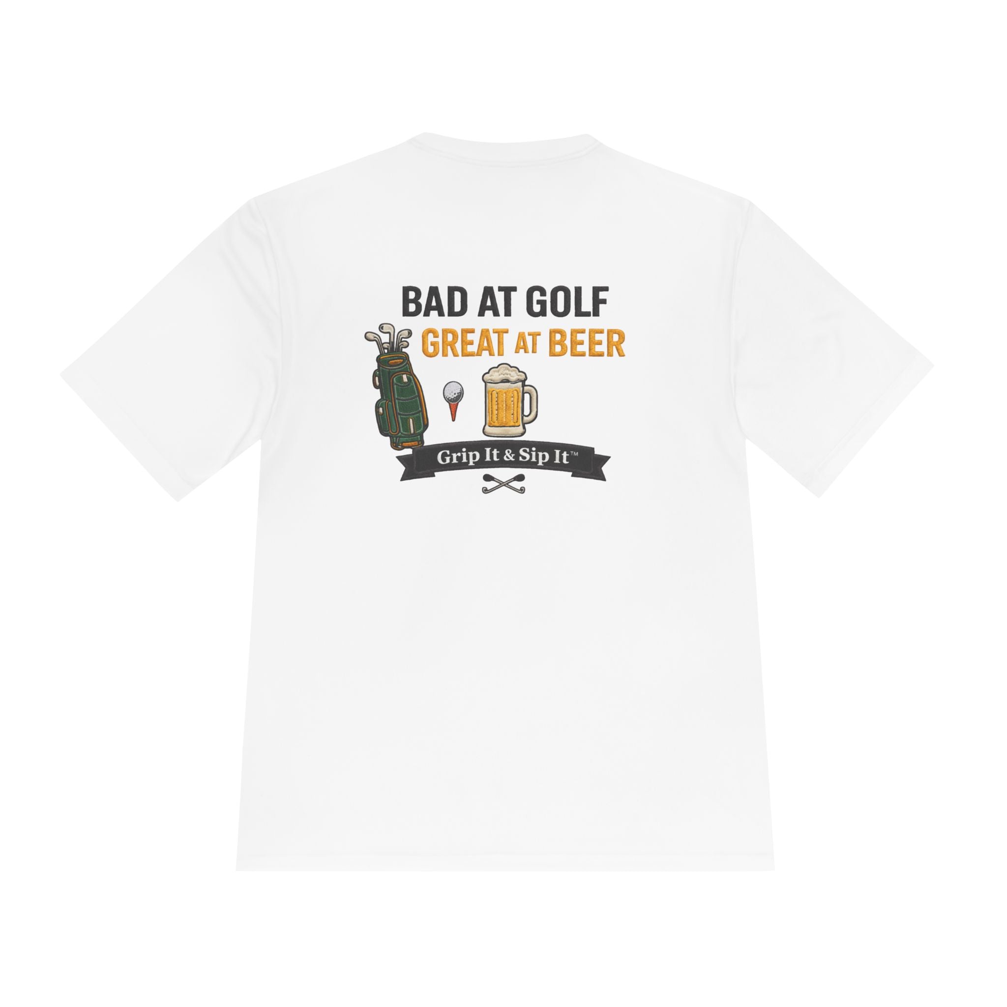 Bad at Golf, Great at Beer Moisture-Wicking Tee