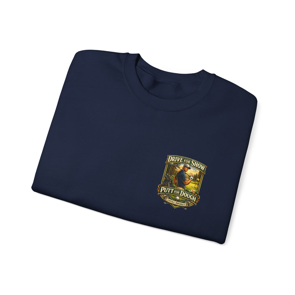 Golf Crest Crewneck Sweatshirt – Vintage Golf Course Shield Design