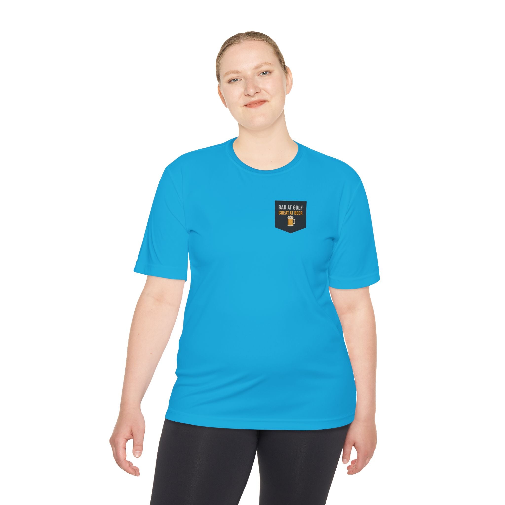 Bad at Golf, Great at Beer Moisture-Wicking Tee