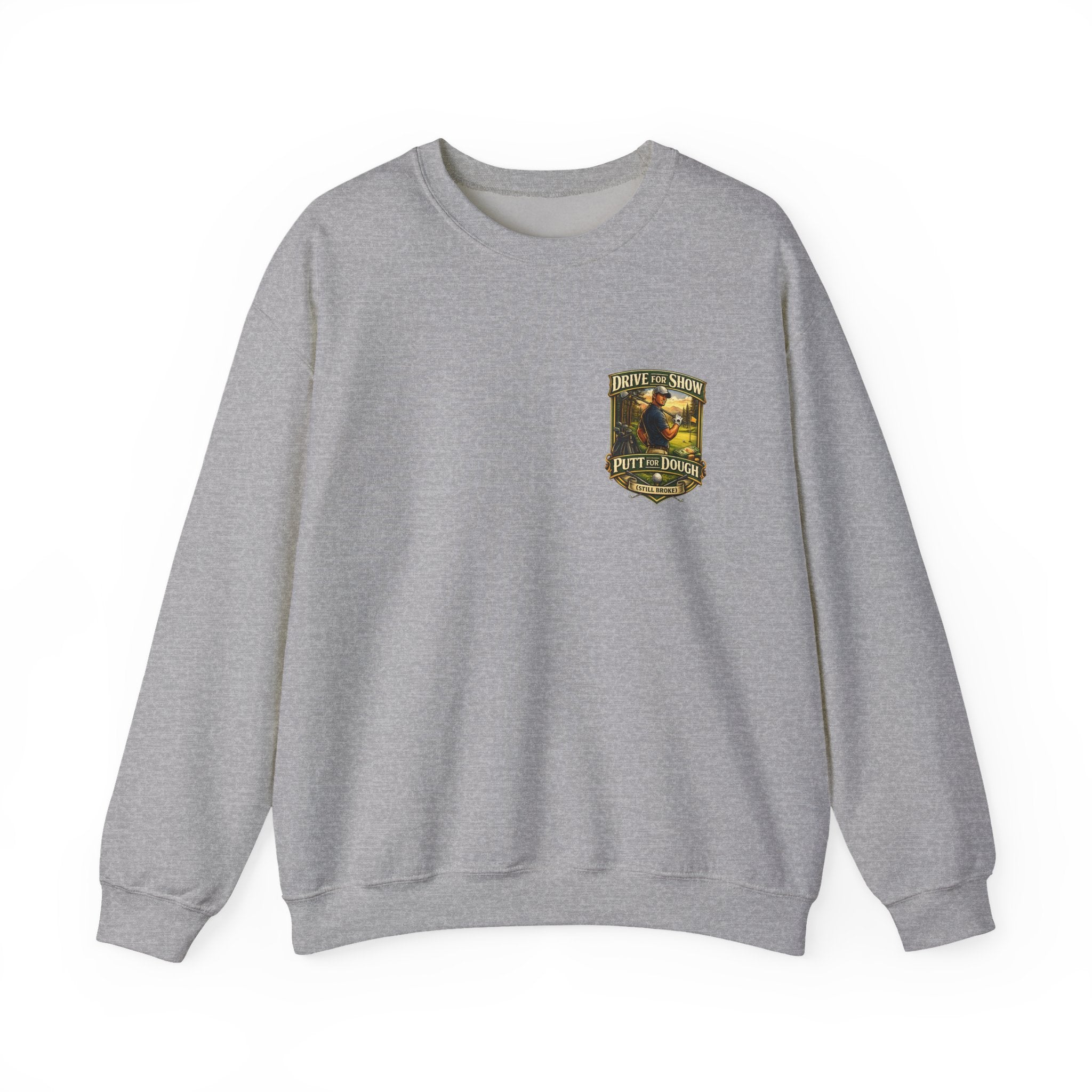 Golf Crest Crewneck Sweatshirt – Vintage Golf Course Shield Design