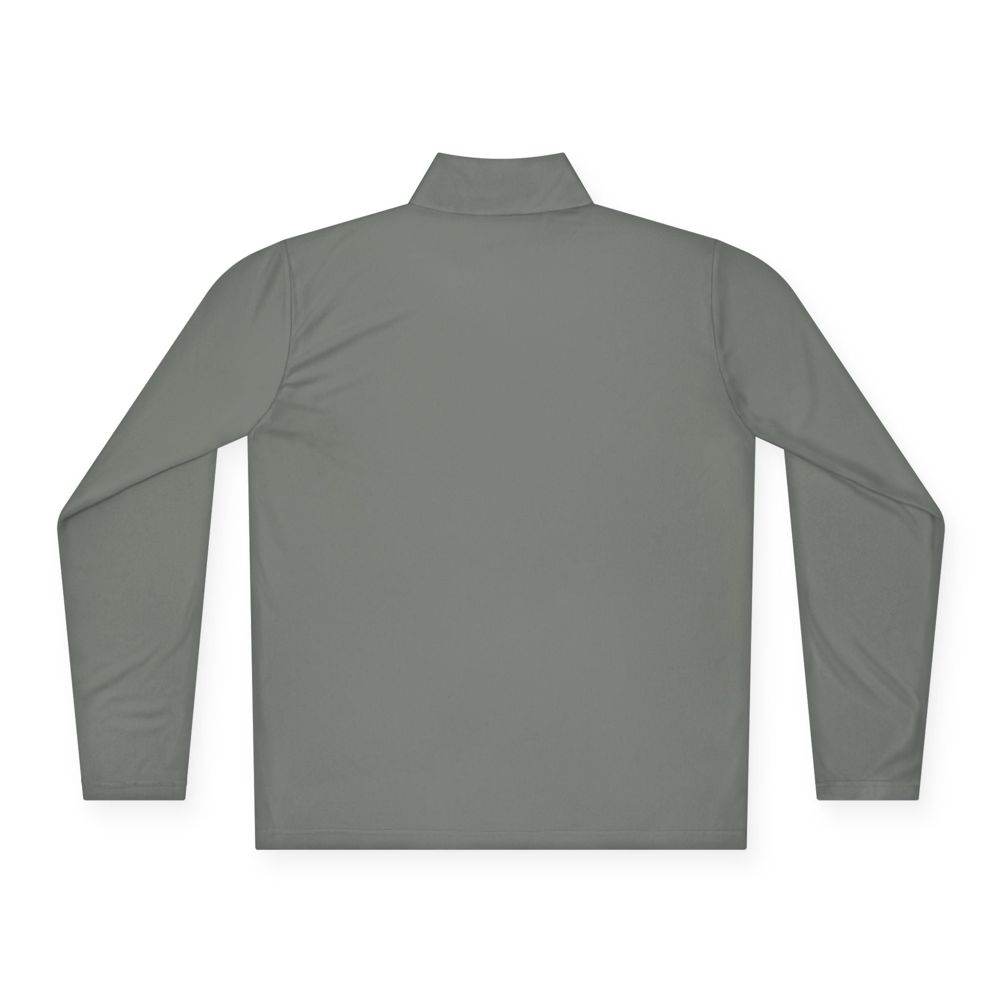 Quarter-Zip Pullover — Embroidered Green Crest Logo