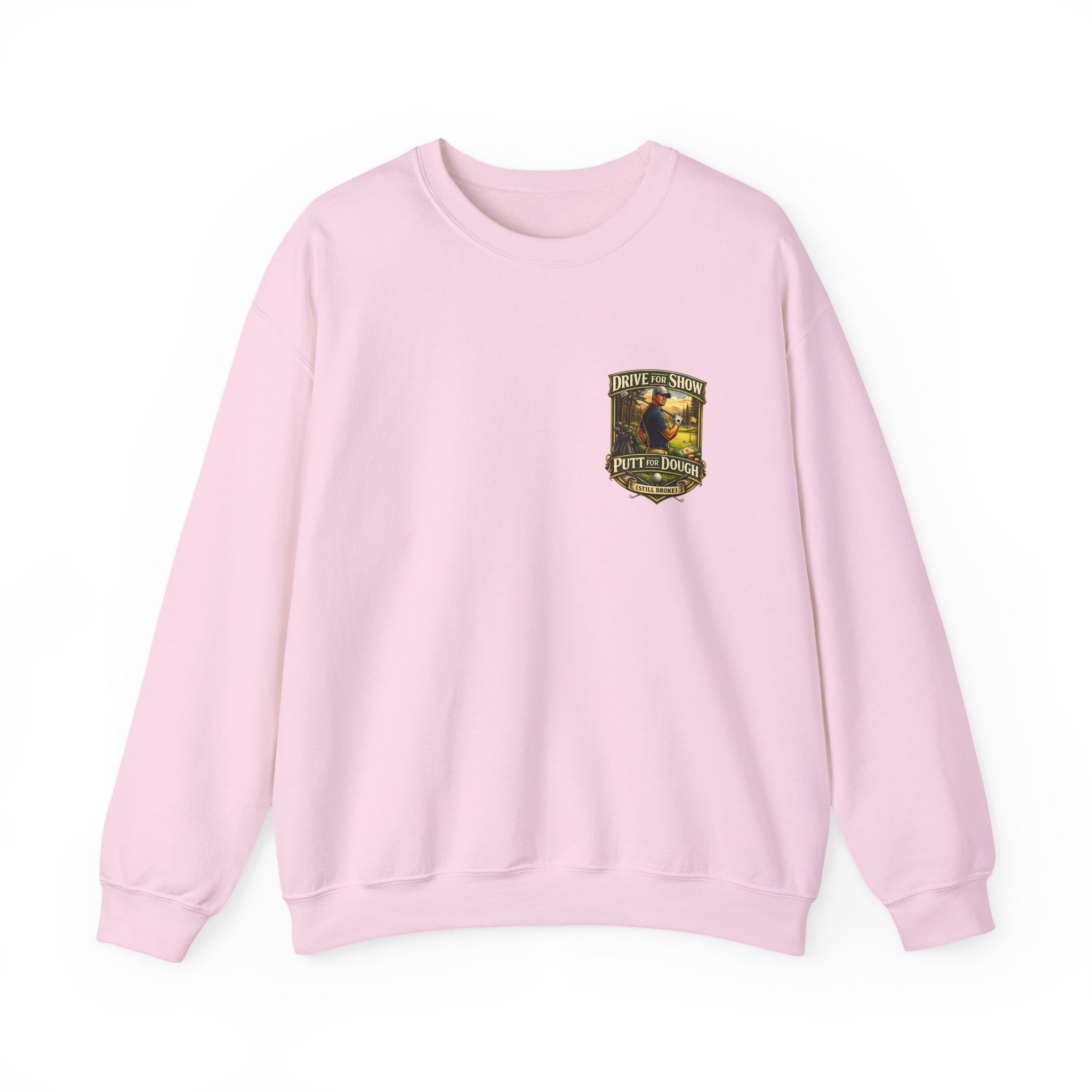 Golf Crest Crewneck Sweatshirt – Vintage Golf Course Shield Design