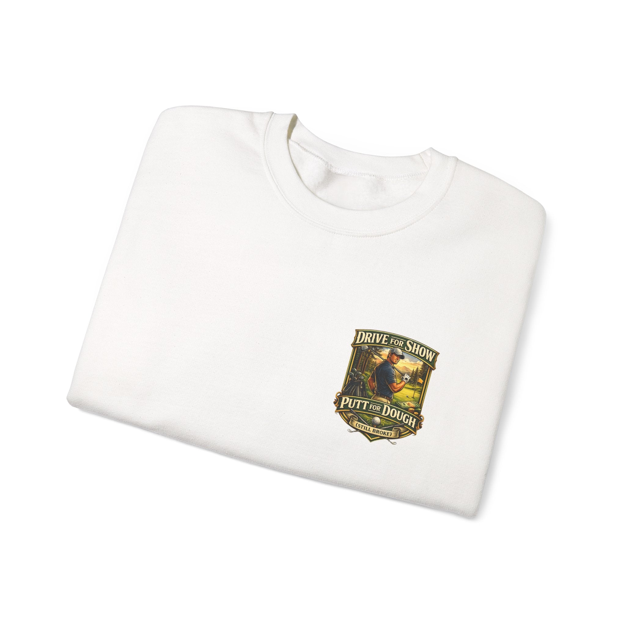 Golf Crest Crewneck Sweatshirt – Vintage Golf Course Shield Design