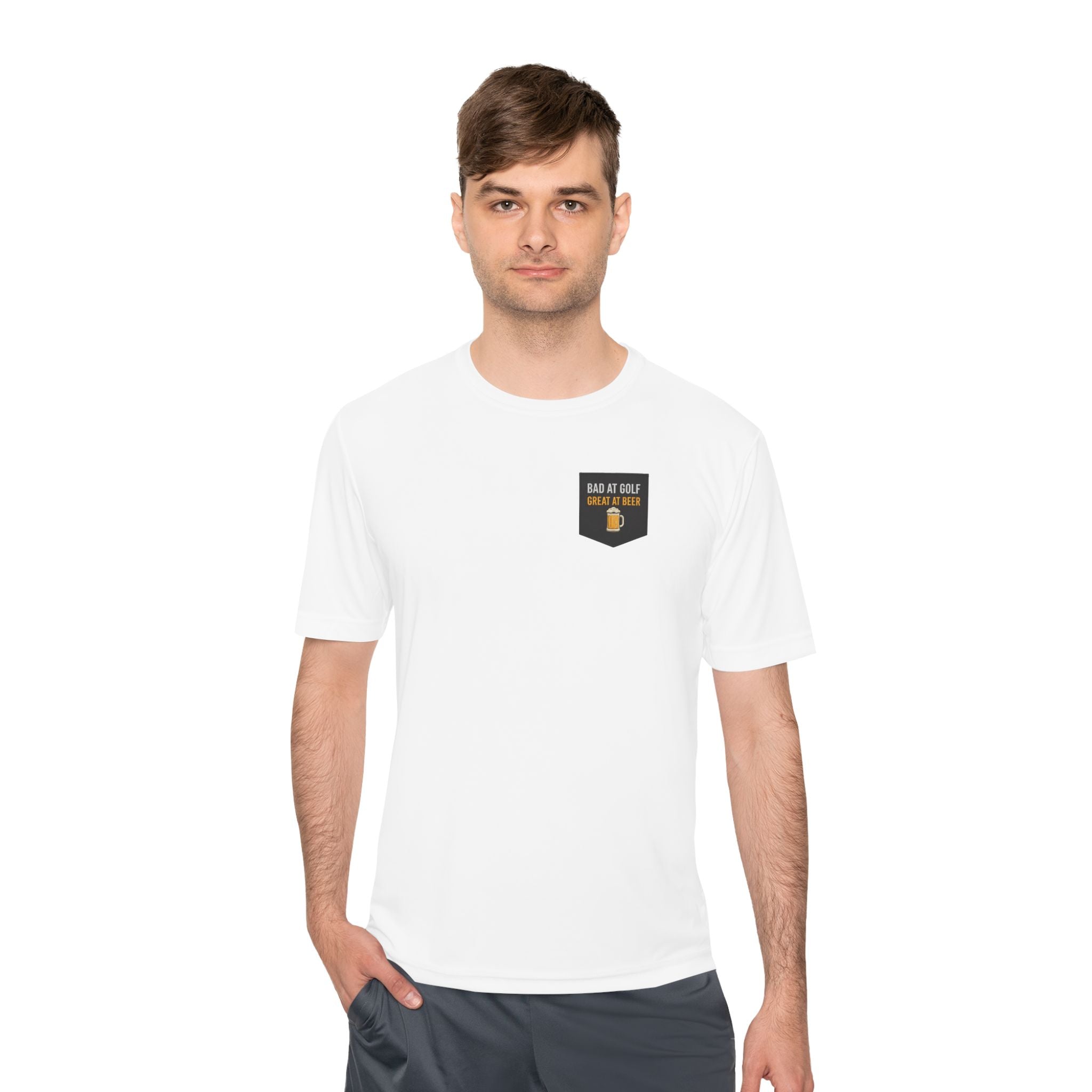 Bad at Golf, Great at Beer Moisture-Wicking Tee