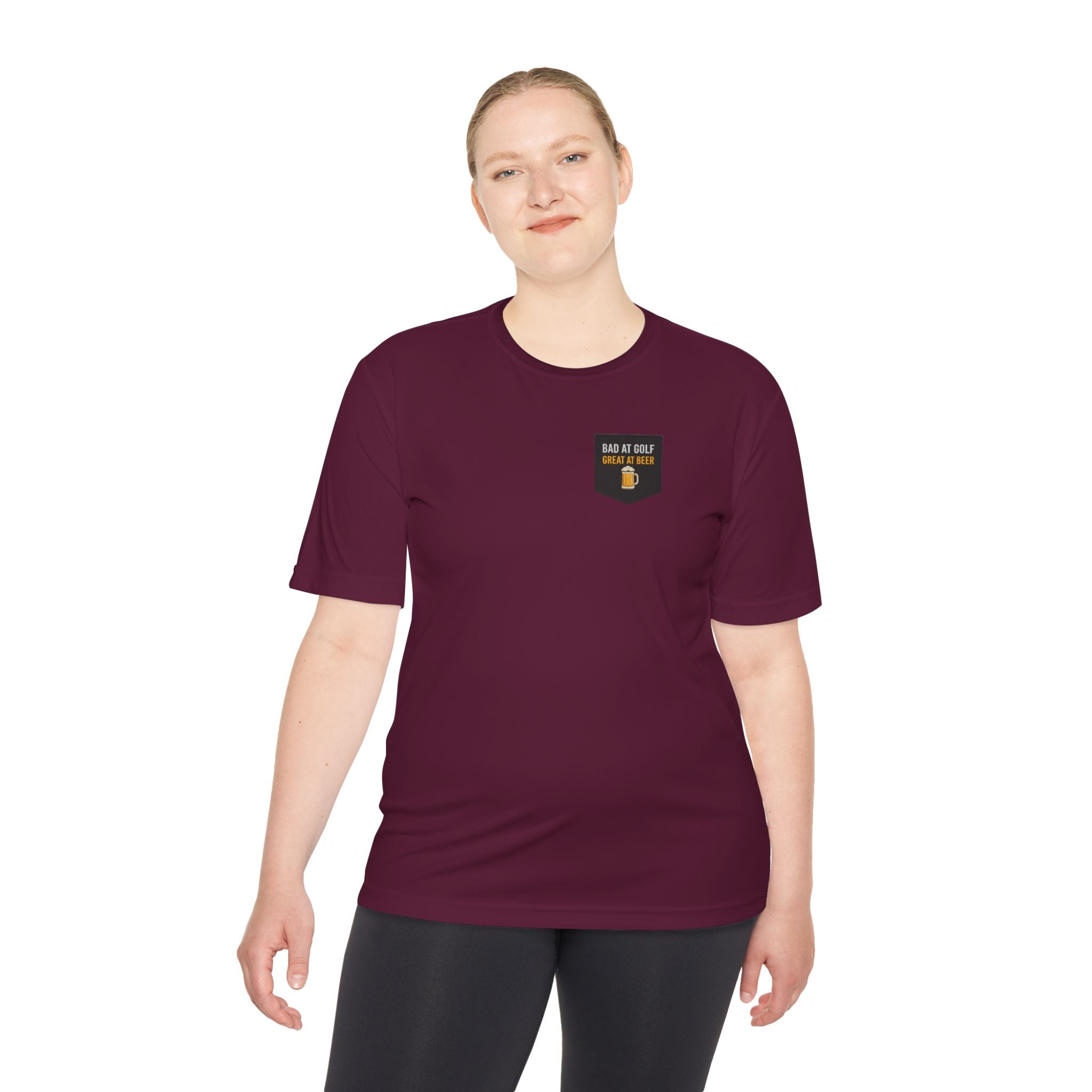 Bad at Golf, Great at Beer Moisture-Wicking Tee
