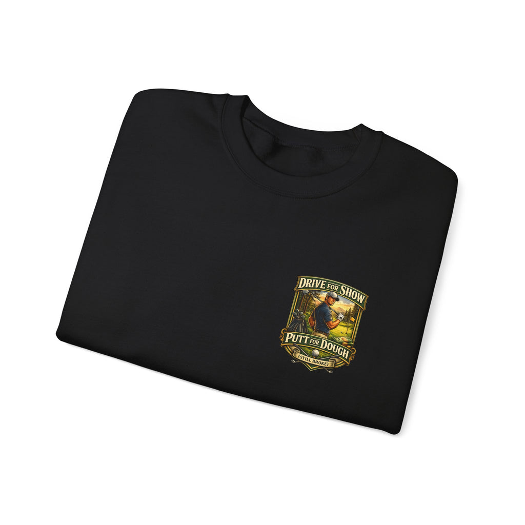 Golf Crest Crewneck Sweatshirt – Vintage Golf Course Shield Design