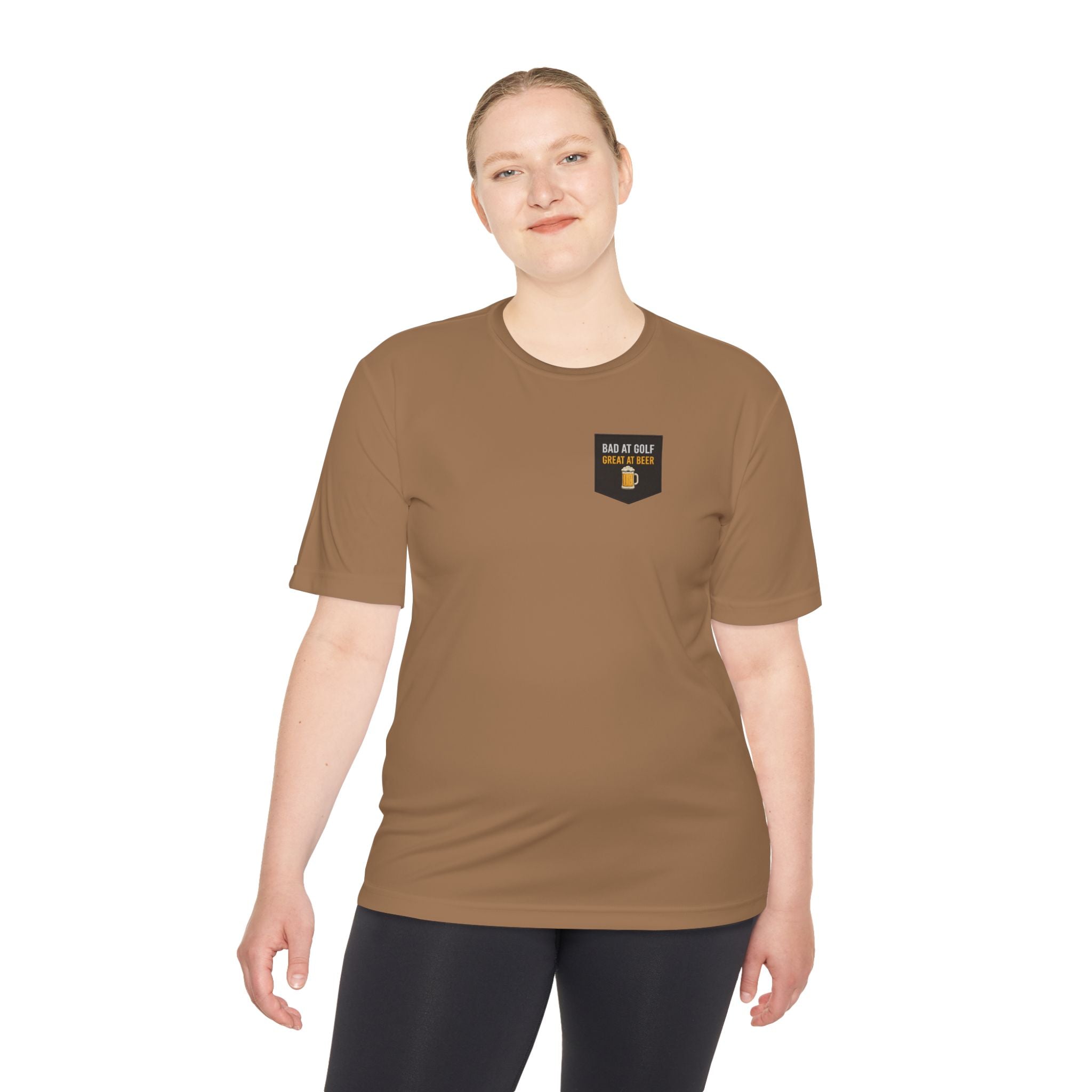 Bad at Golf, Great at Beer Moisture-Wicking Tee