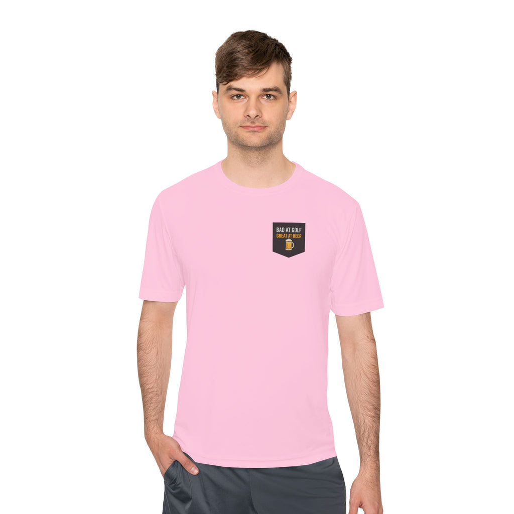 Bad at Golf, Great at Beer Moisture-Wicking Tee