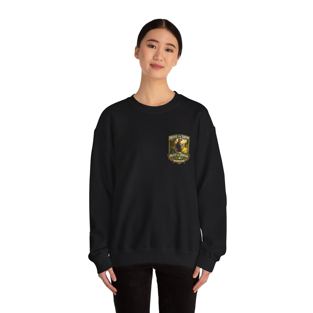 Golf Crest Crewneck Sweatshirt – Vintage Golf Course Shield Design