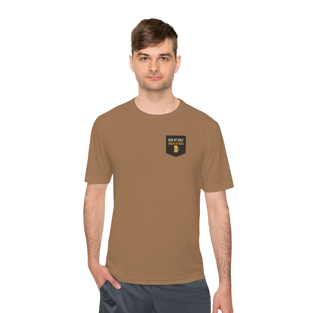 Bad at Golf, Great at Beer Moisture-Wicking Tee