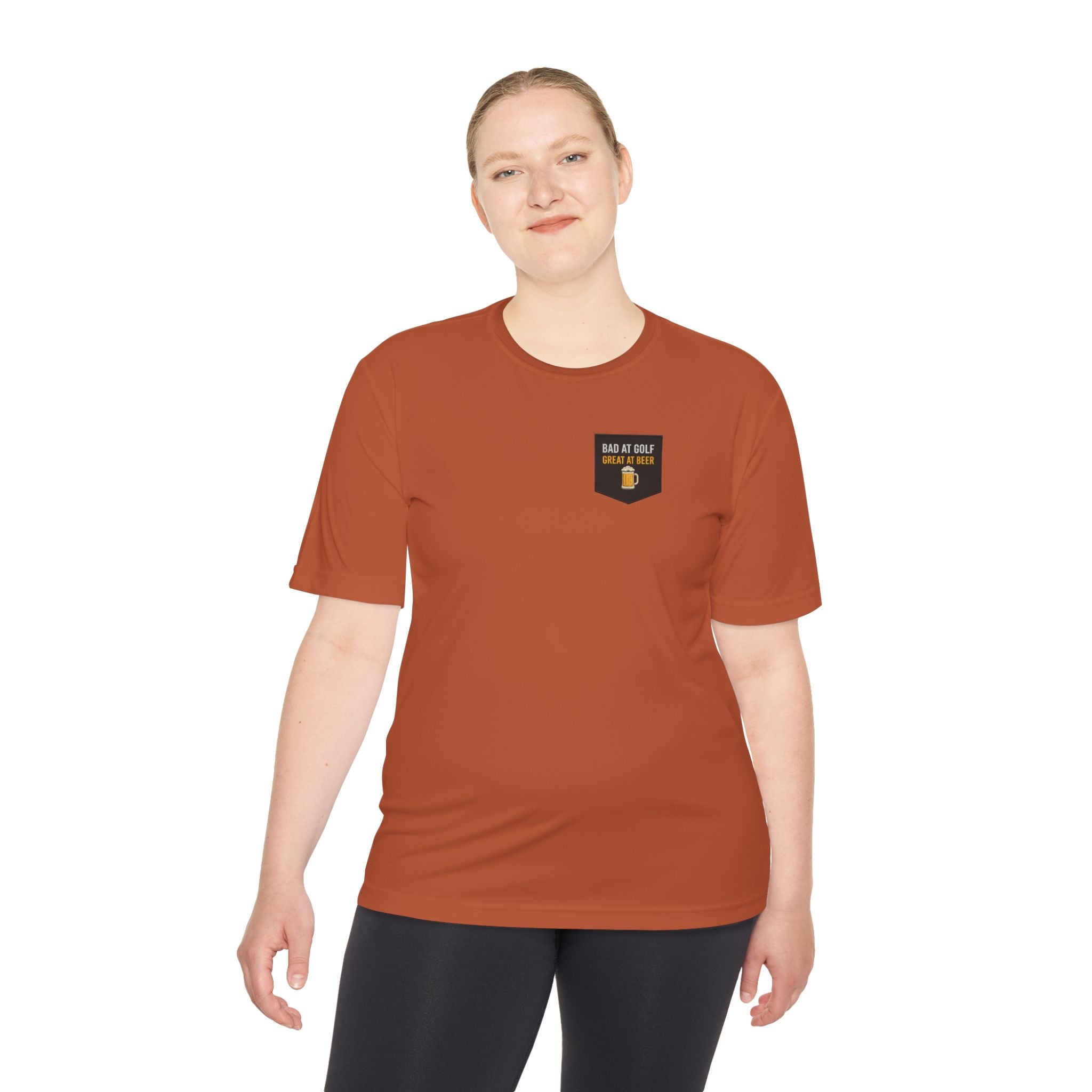 Bad at Golf, Great at Beer Moisture-Wicking Tee