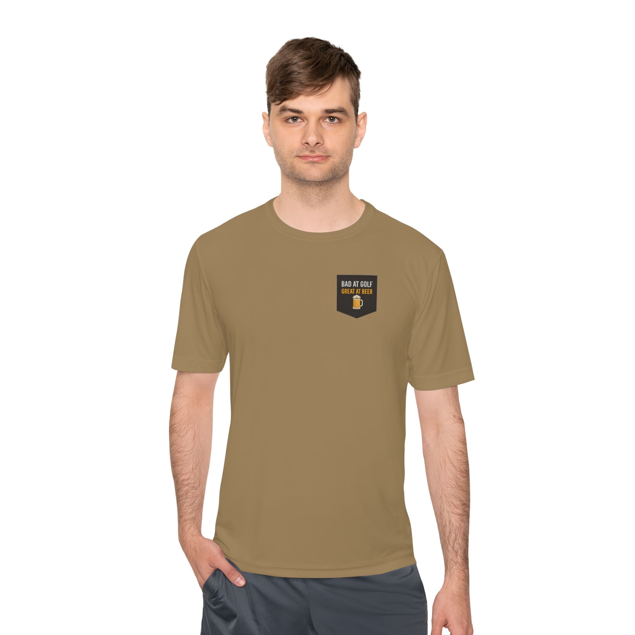 Bad at Golf, Great at Beer Moisture-Wicking Tee