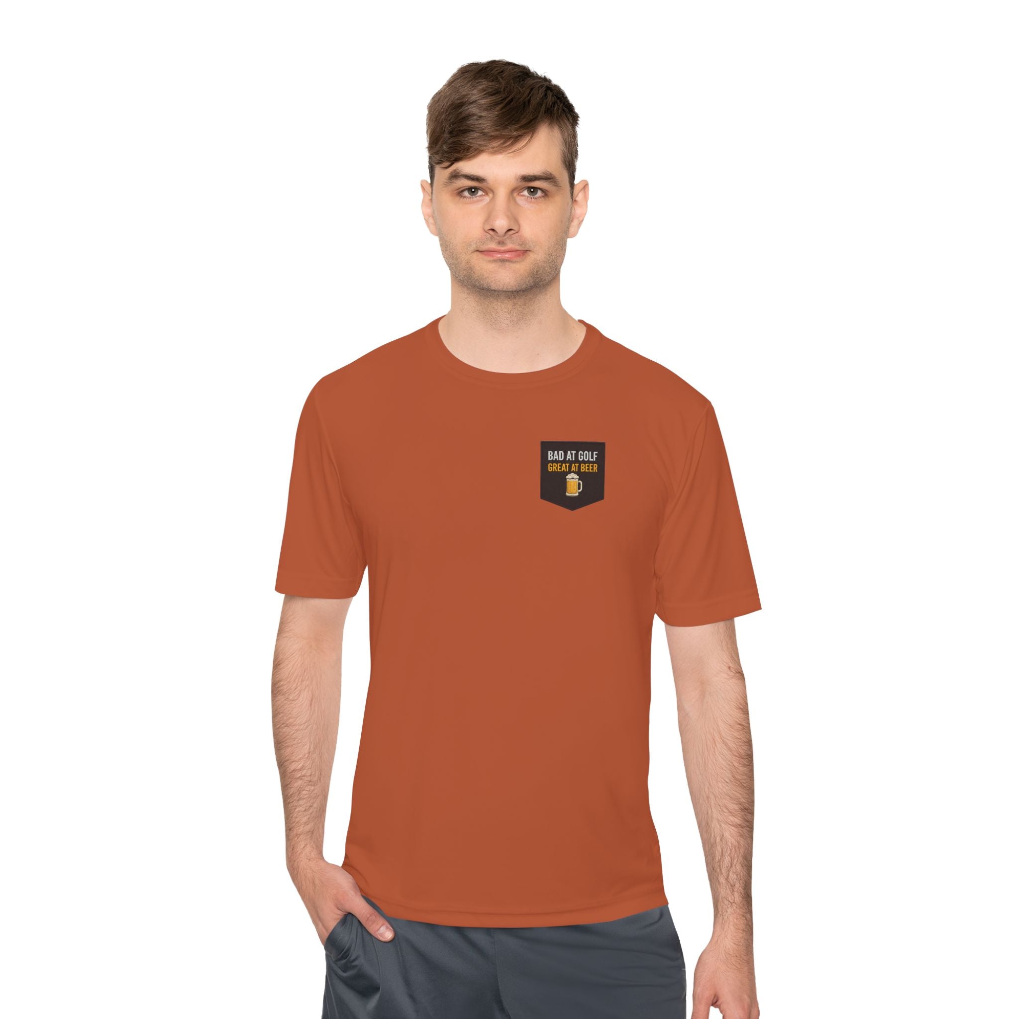 Bad at Golf, Great at Beer Moisture-Wicking Tee