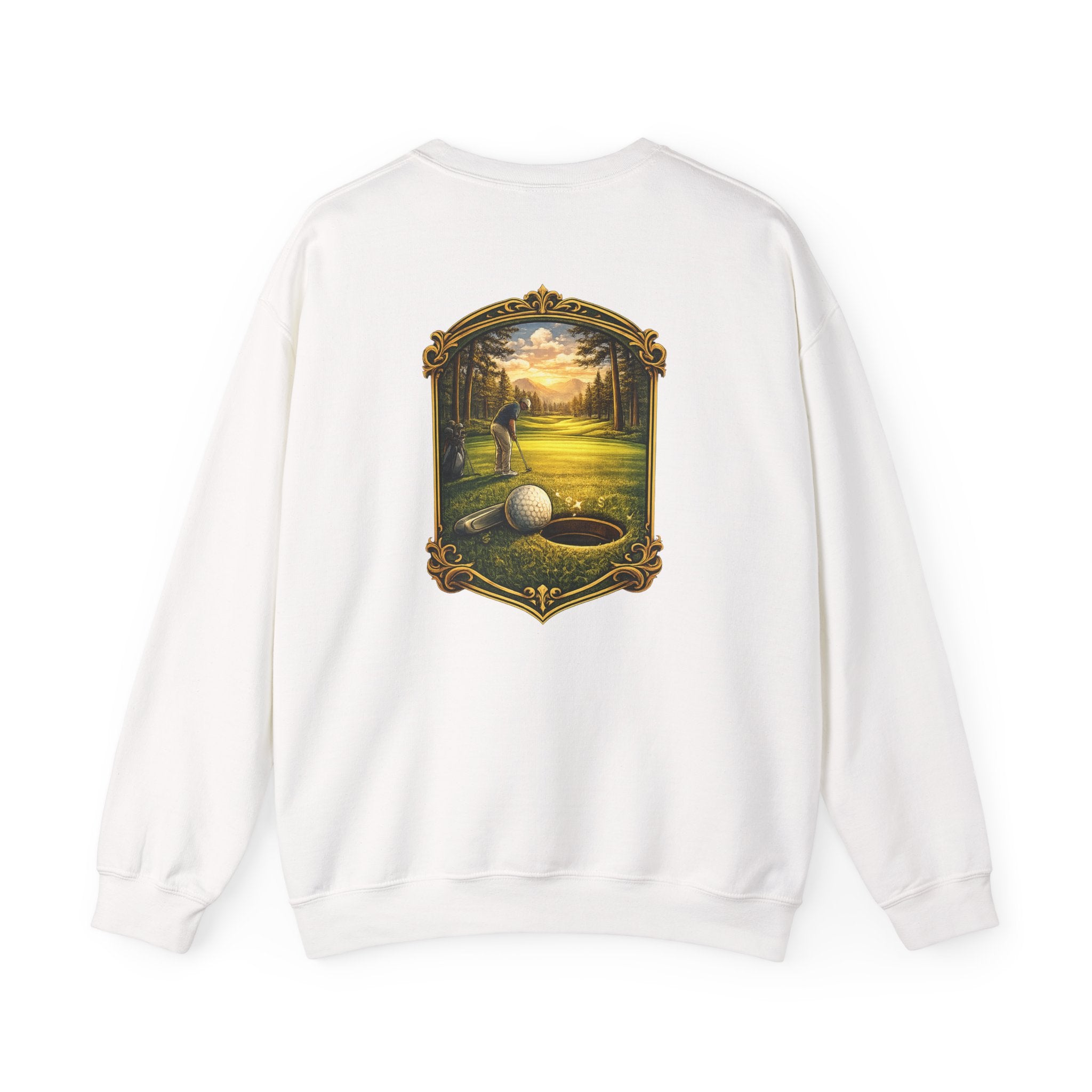 Golf Crest Crewneck Sweatshirt – Vintage Golf Course Shield Design