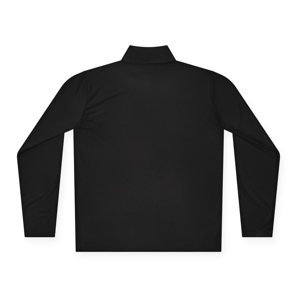 Quarter-Zip Pullover — Embroidered Green Crest Logo