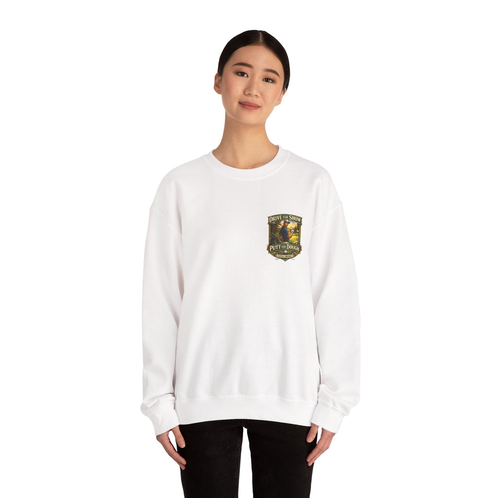Golf Crest Crewneck Sweatshirt – Vintage Golf Course Shield Design