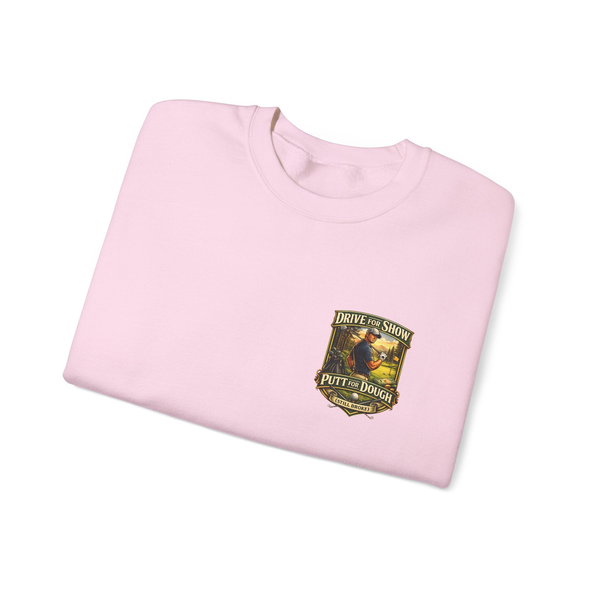 Golf Crest Crewneck Sweatshirt – Vintage Golf Course Shield Design