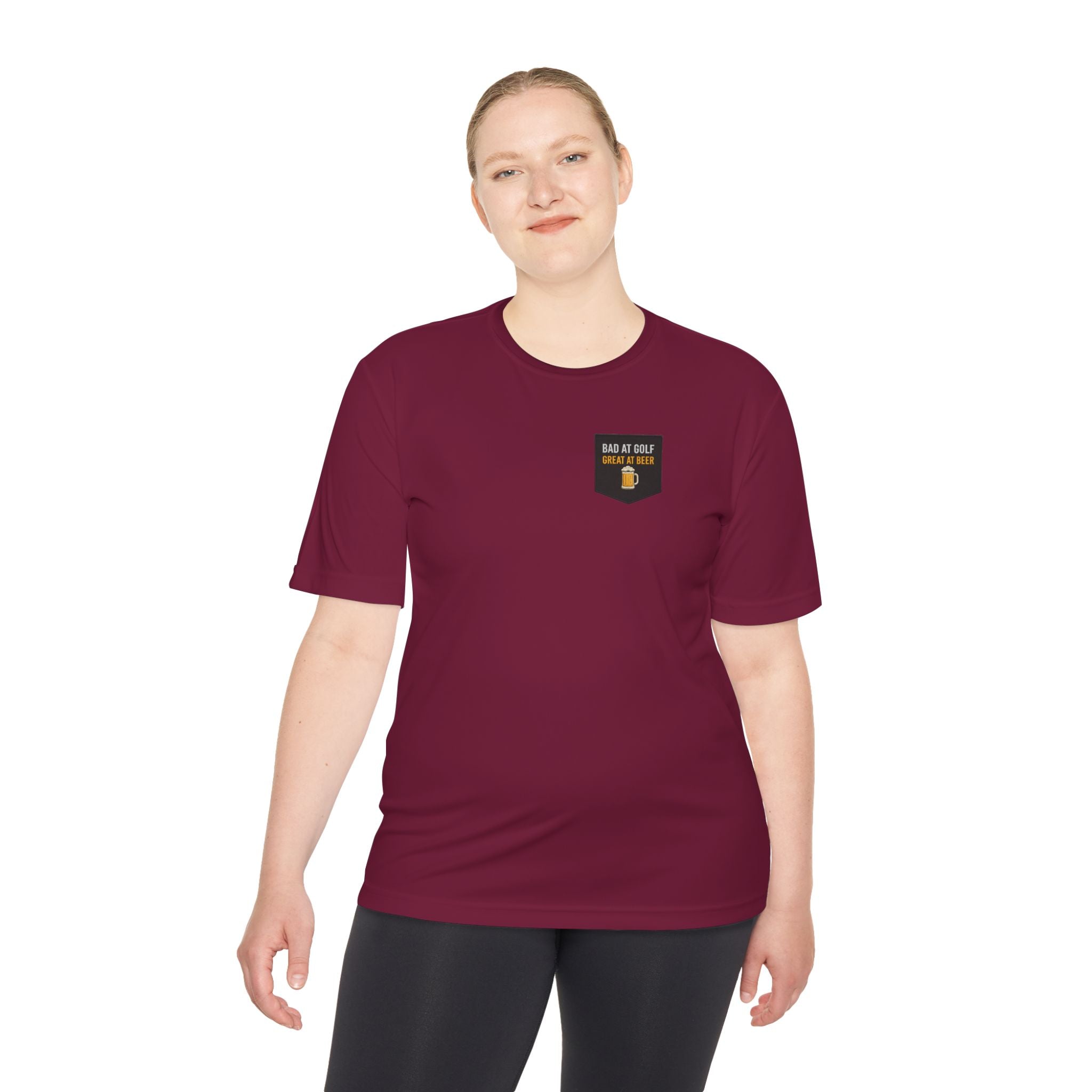 Bad at Golf, Great at Beer Moisture-Wicking Tee