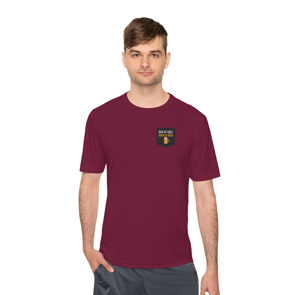 Bad at Golf, Great at Beer Moisture-Wicking Tee