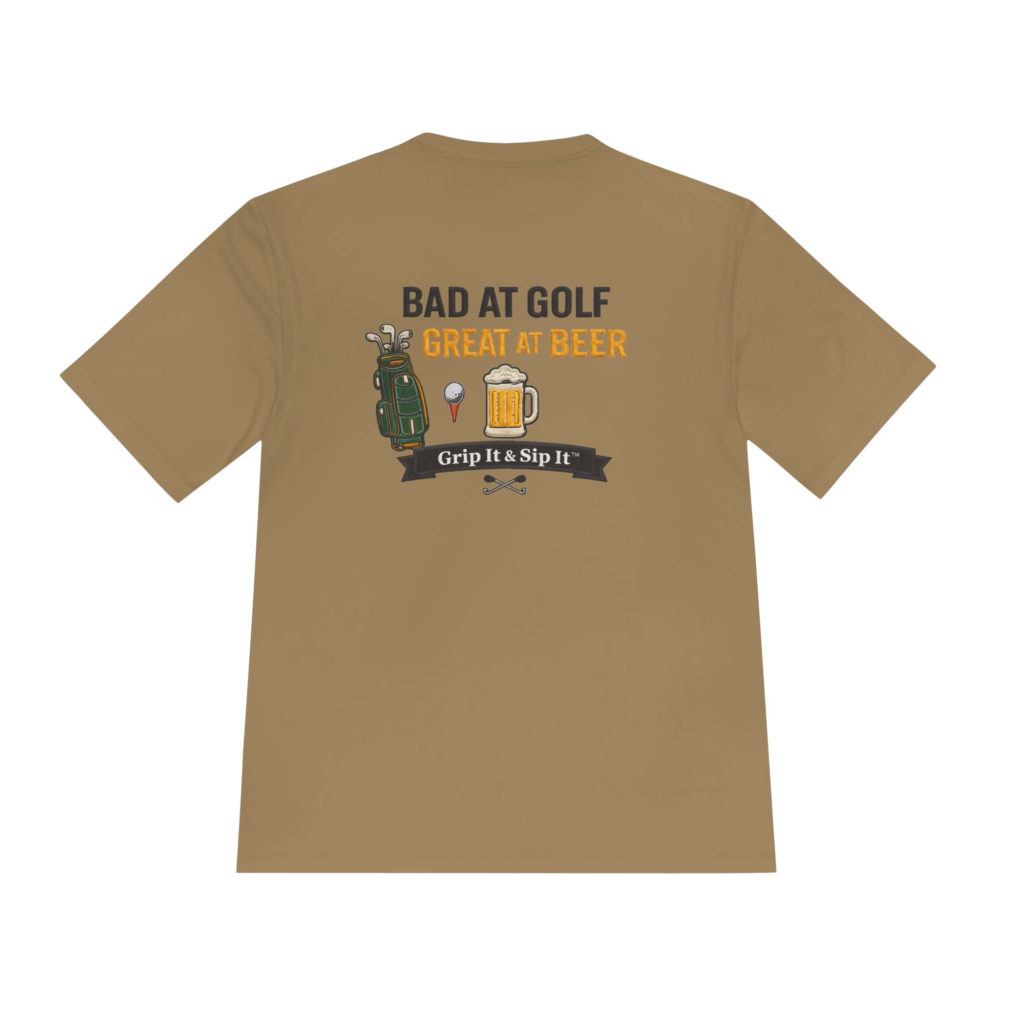 Bad at Golf, Great at Beer Moisture-Wicking Tee