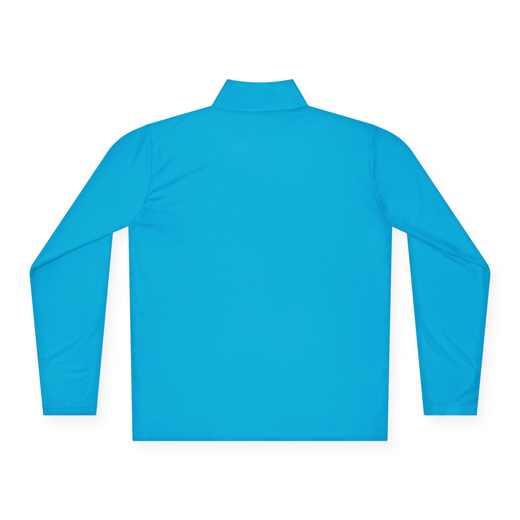 Quarter-Zip Pullover — Embroidered Green Crest Logo
