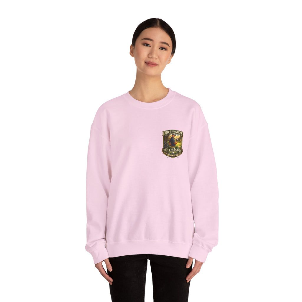 Golf Crest Crewneck Sweatshirt – Vintage Golf Course Shield Design