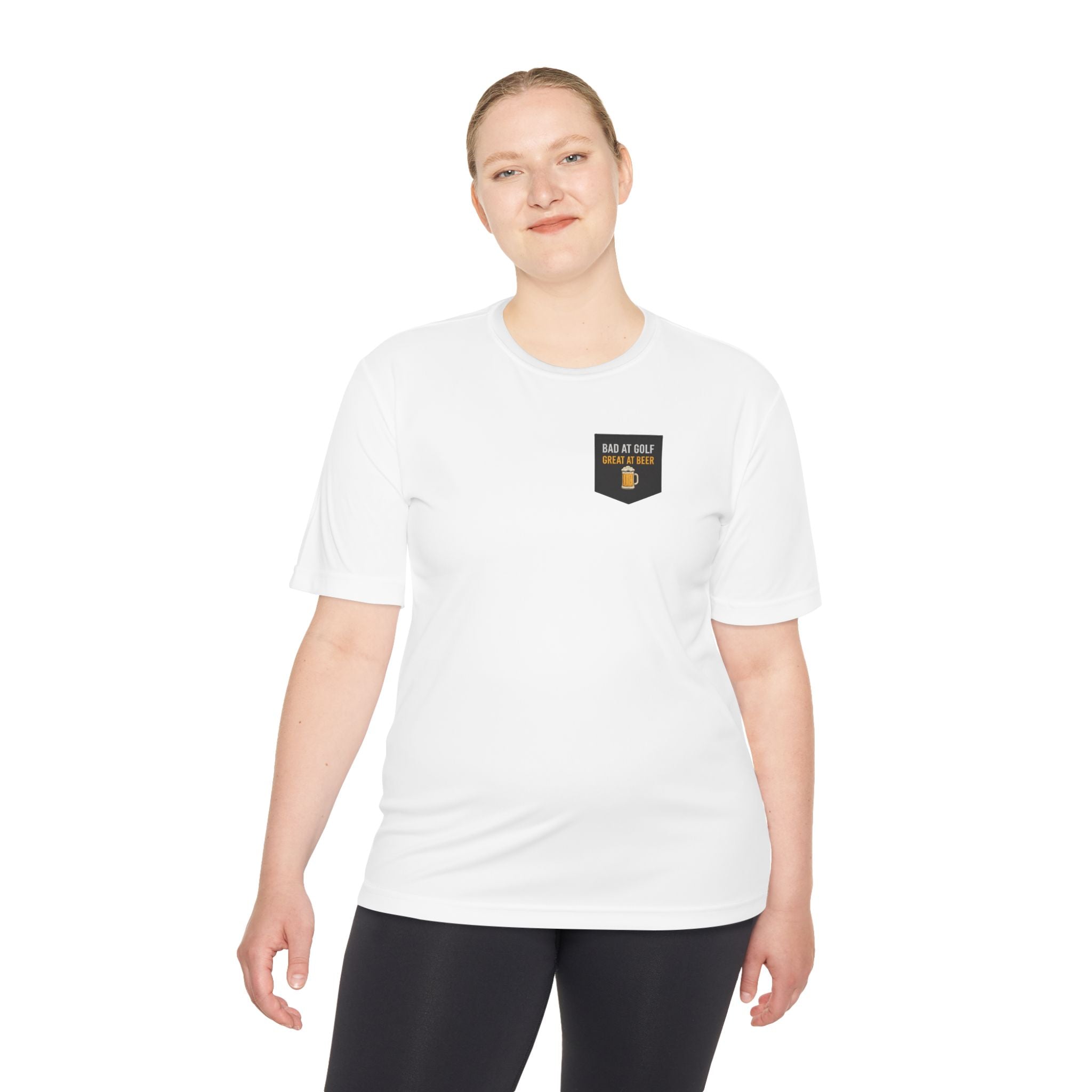 Bad at Golf, Great at Beer Moisture-Wicking Tee