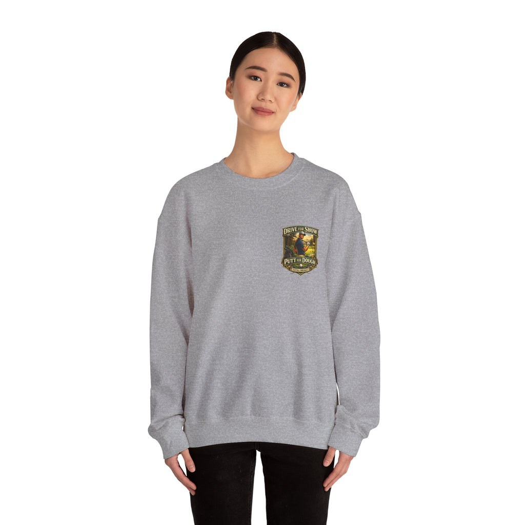 Golf Crest Crewneck Sweatshirt – Vintage Golf Course Shield Design