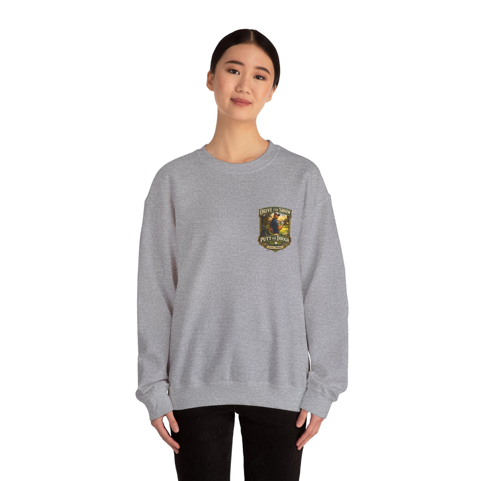 Golf Crest Crewneck Sweatshirt – Vintage Golf Course Shield Design