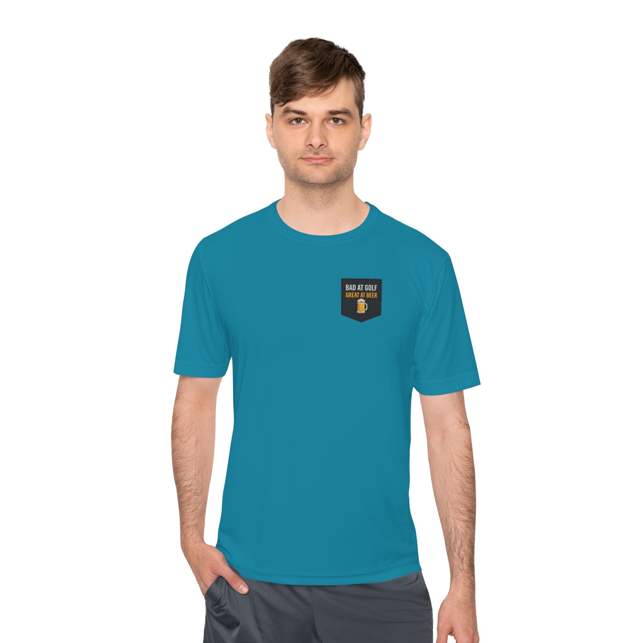 Bad at Golf, Great at Beer Moisture-Wicking Tee