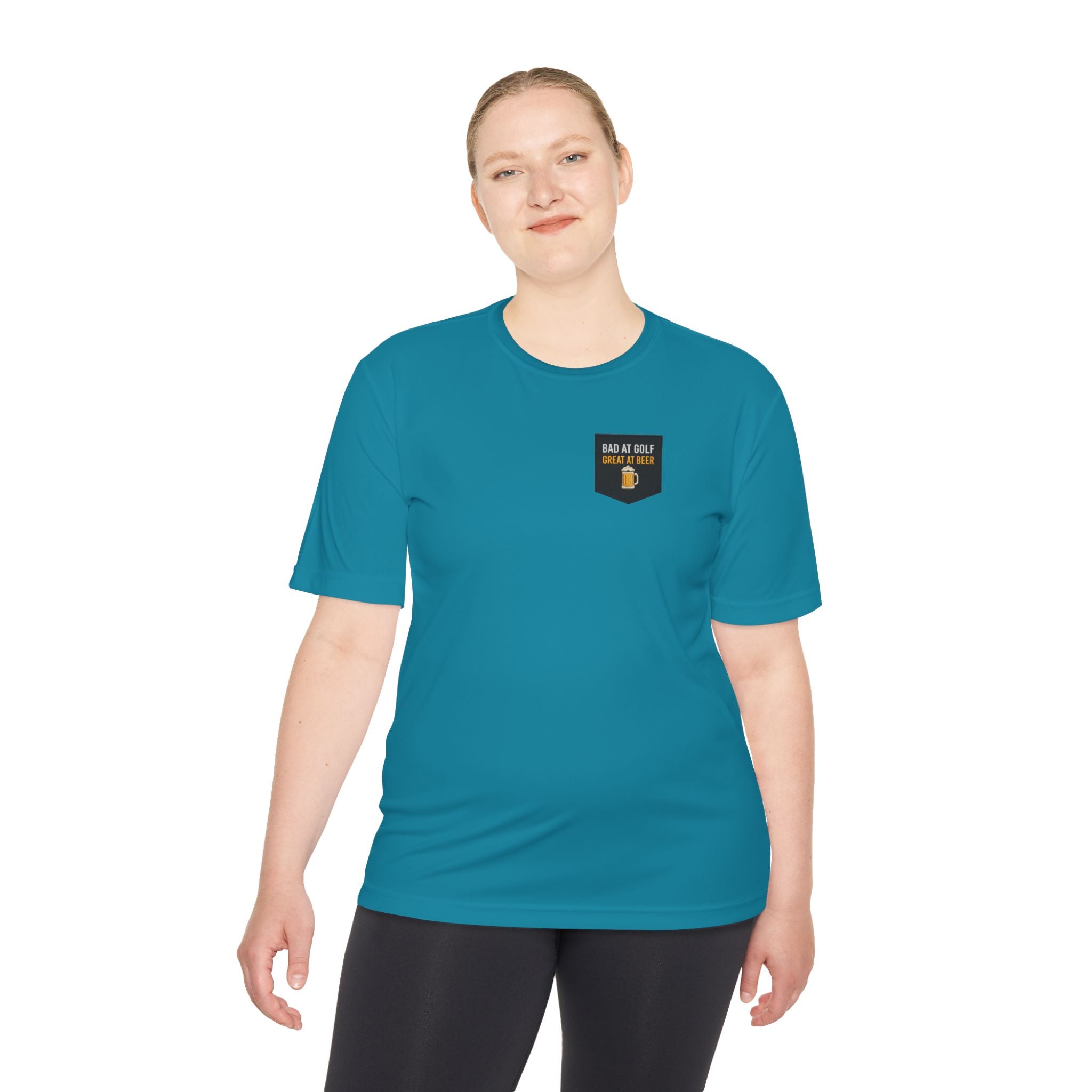 Bad at Golf, Great at Beer Moisture-Wicking Tee