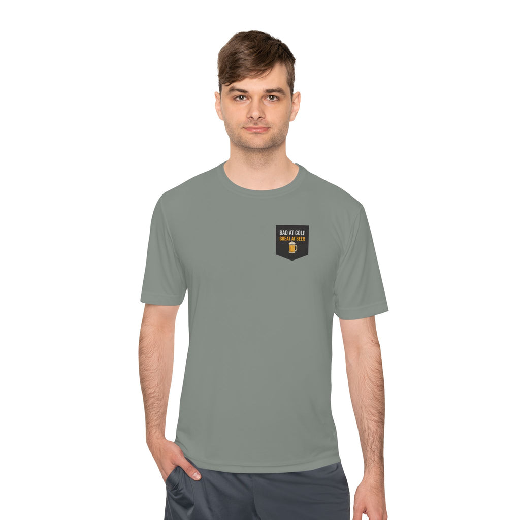 Bad at Golf, Great at Beer Moisture-Wicking Tee