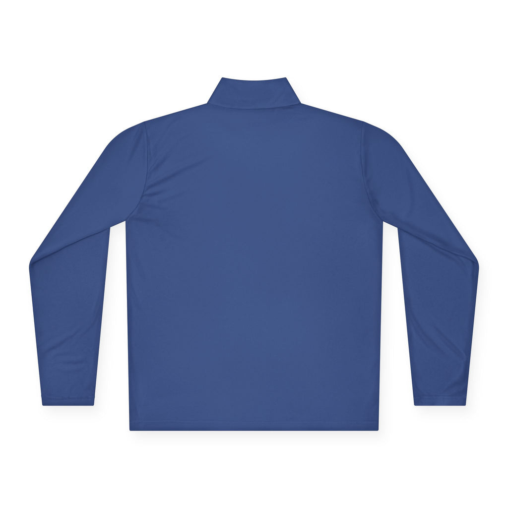 Quarter-Zip Pullover — Embroidered Green Crest Logo