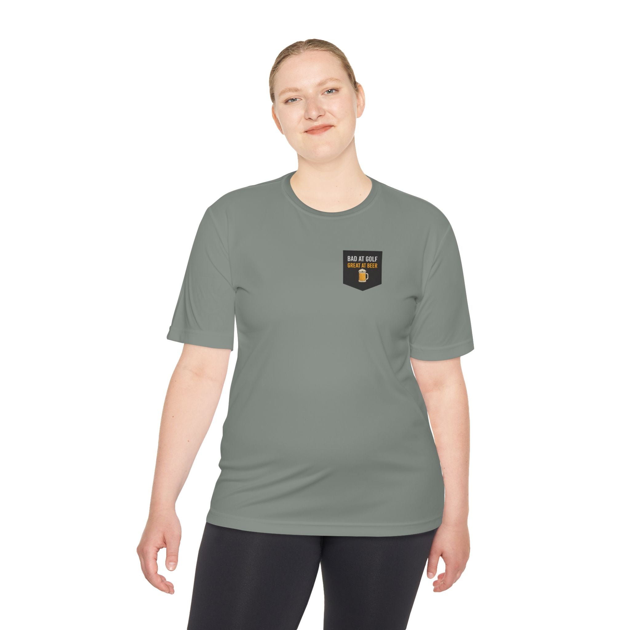 Bad at Golf, Great at Beer Moisture-Wicking Tee