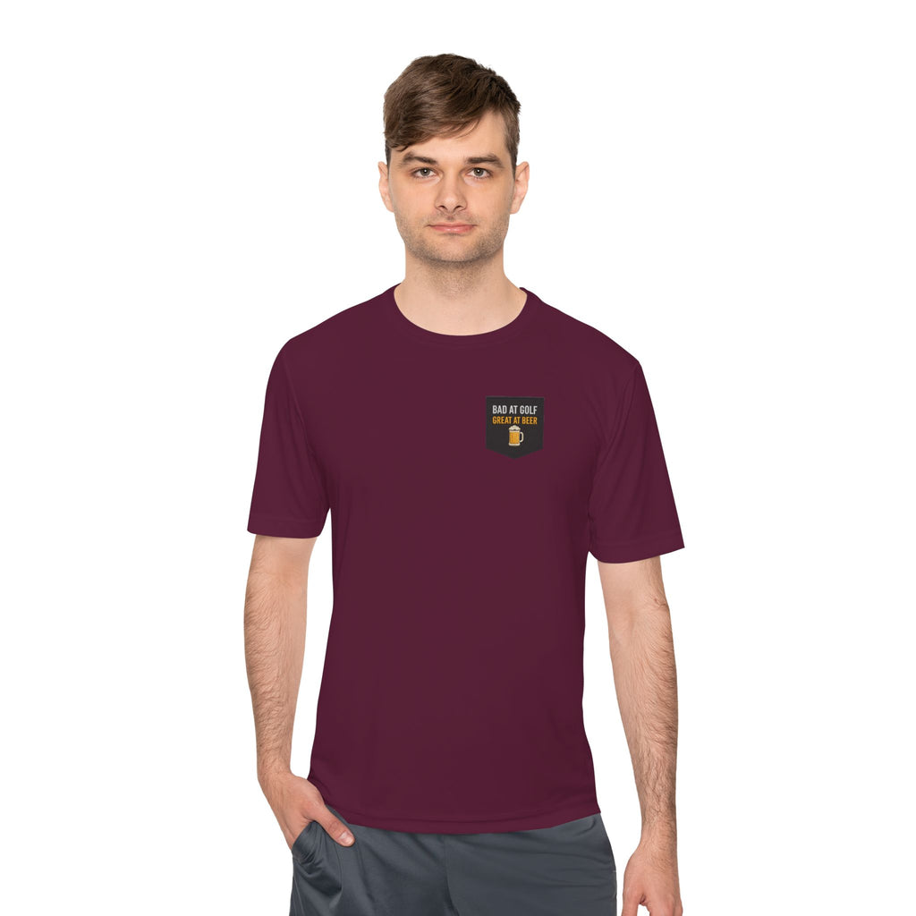 Bad at Golf, Great at Beer Moisture-Wicking Tee