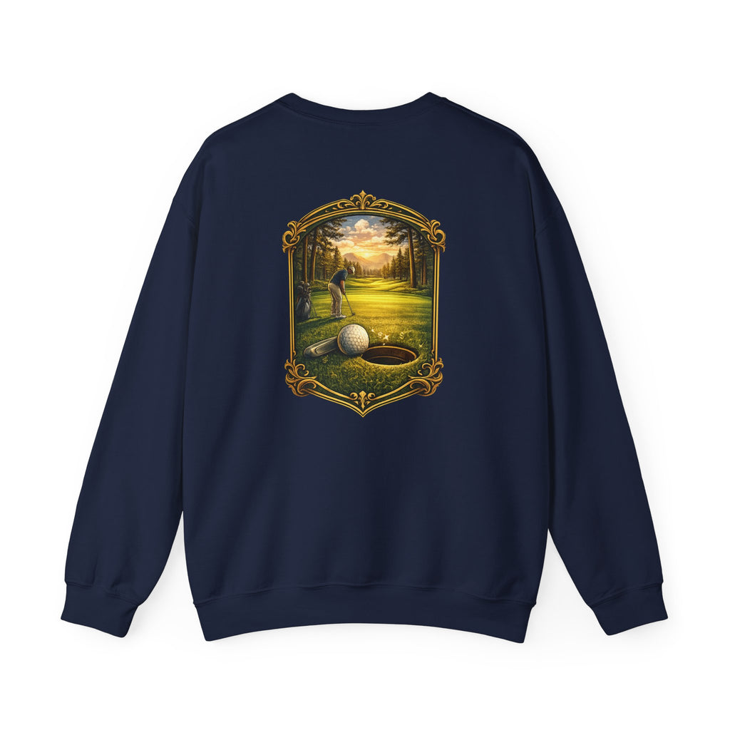 Golf Crest Crewneck Sweatshirt – Vintage Golf Course Shield Design